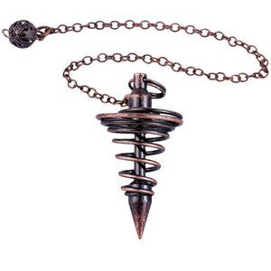 Professional Grade Metal Dowsing Pendulum Divination Dower Reiki HealingPendulum